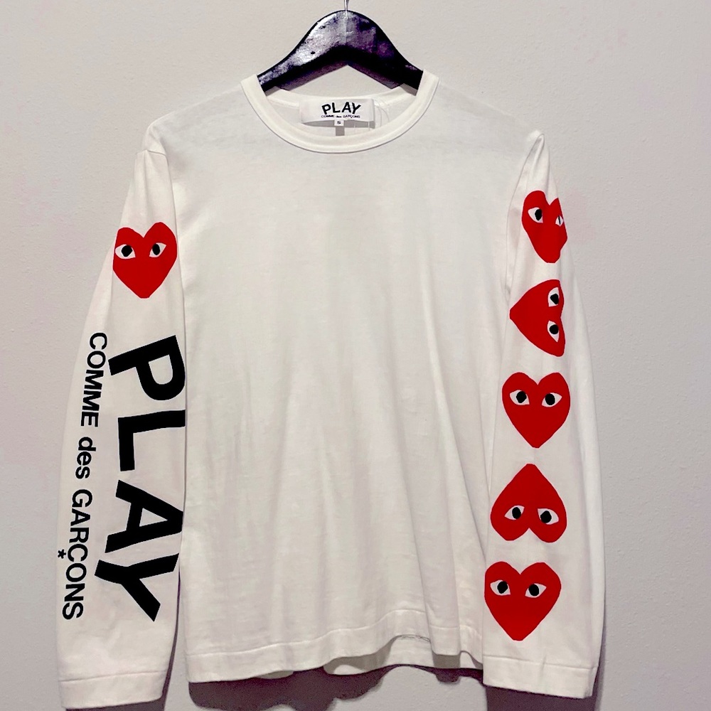 COMME DES GARÇONS PLAY Long Sleeve Small